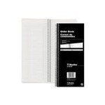 Blueline ORDER BOOK-WIREBOUND 2 COLUMN 12X5-1/4 BILINGUAL