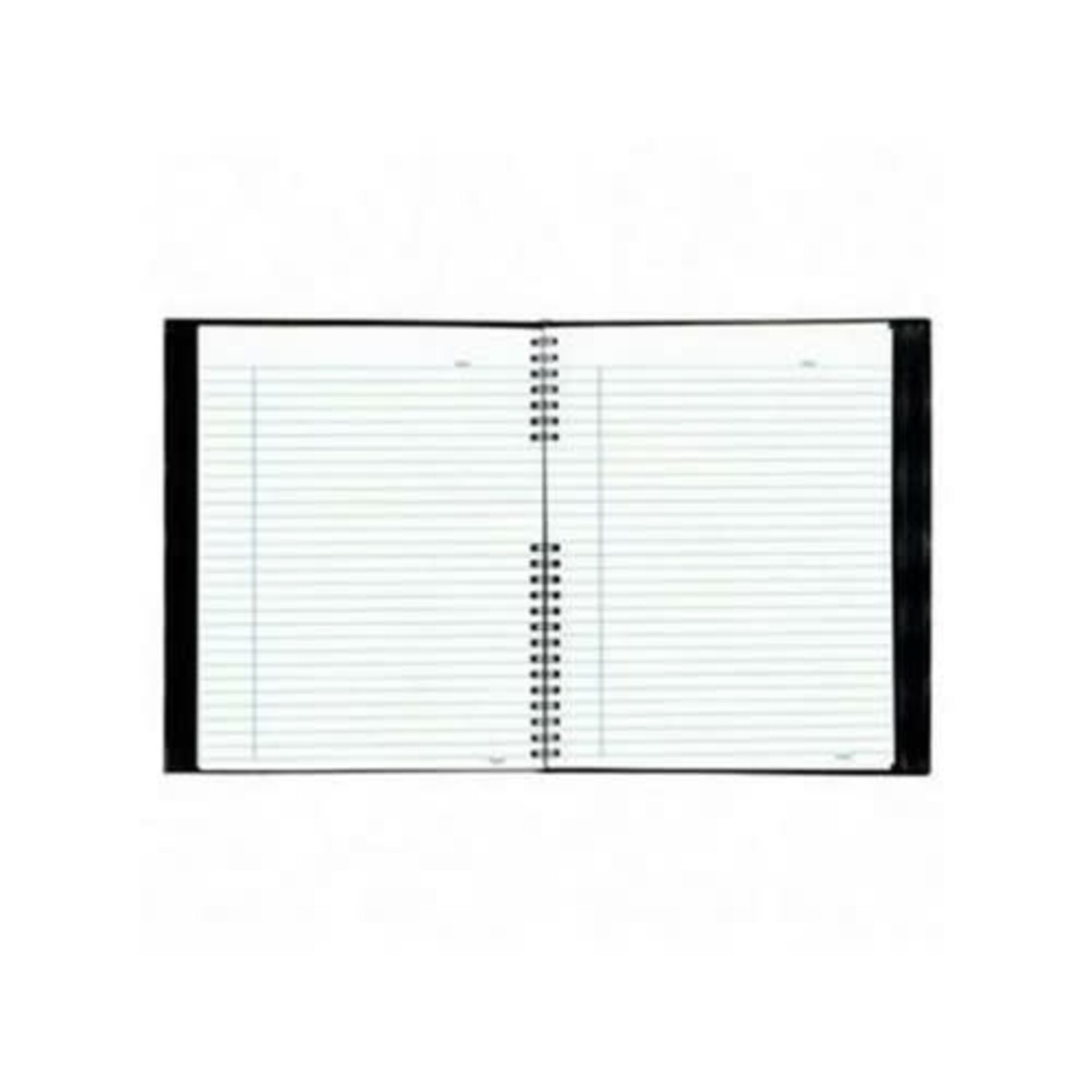 Blueline Notebook - Notepro, 200 Page Twin-Wire 11 X 8-1/2, Black