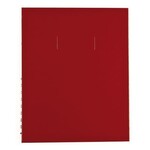Blueline NOTEBOOK-NOTEPRO, 192 PAGE TWIN-WIRE 9.25X7.25 RED