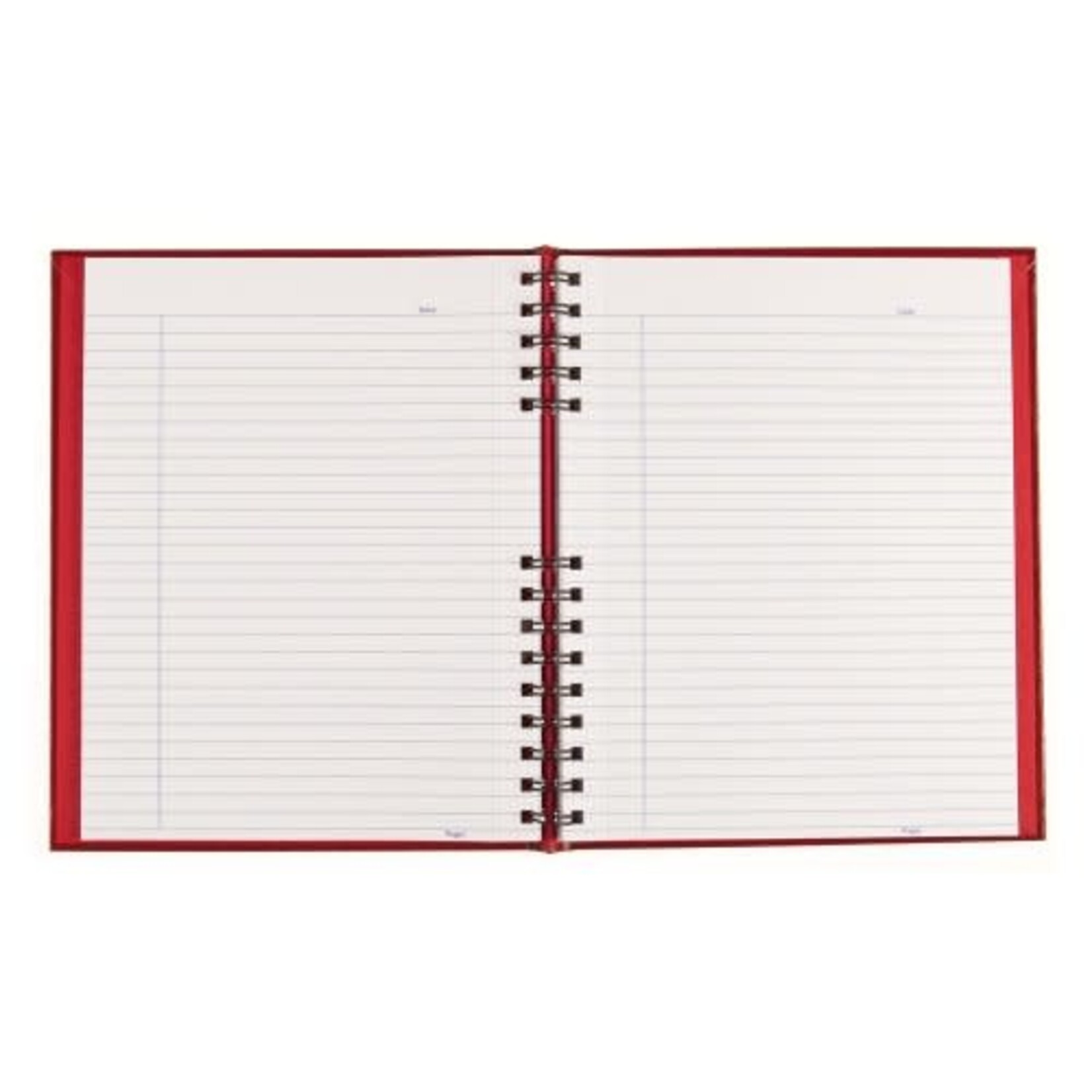 Blueline NOTEBOOK-NOTEPRO, 192 PAGE TWIN-WIRE 9.25X7.25 RED