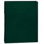 Blueline NOTEBOOK-NOTEPRO, 192 PAGE TWIN-WIRE 9.25X7.25 GREEN