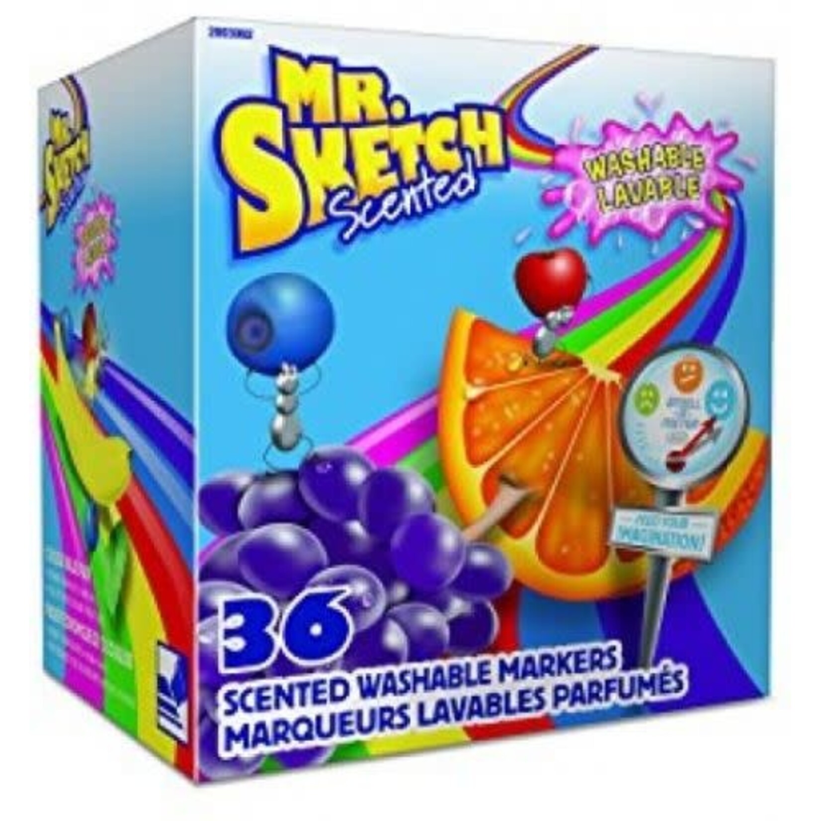 Mr. Sketch MARKER SET-MR. SKETCH SCENTED, WASHABLE CHISEL, BOX OF 36