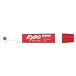 Expo MARKER-DRY ERASE, EXPO LOW ODOUR, CHISEL RED (80002) - 12/BOX