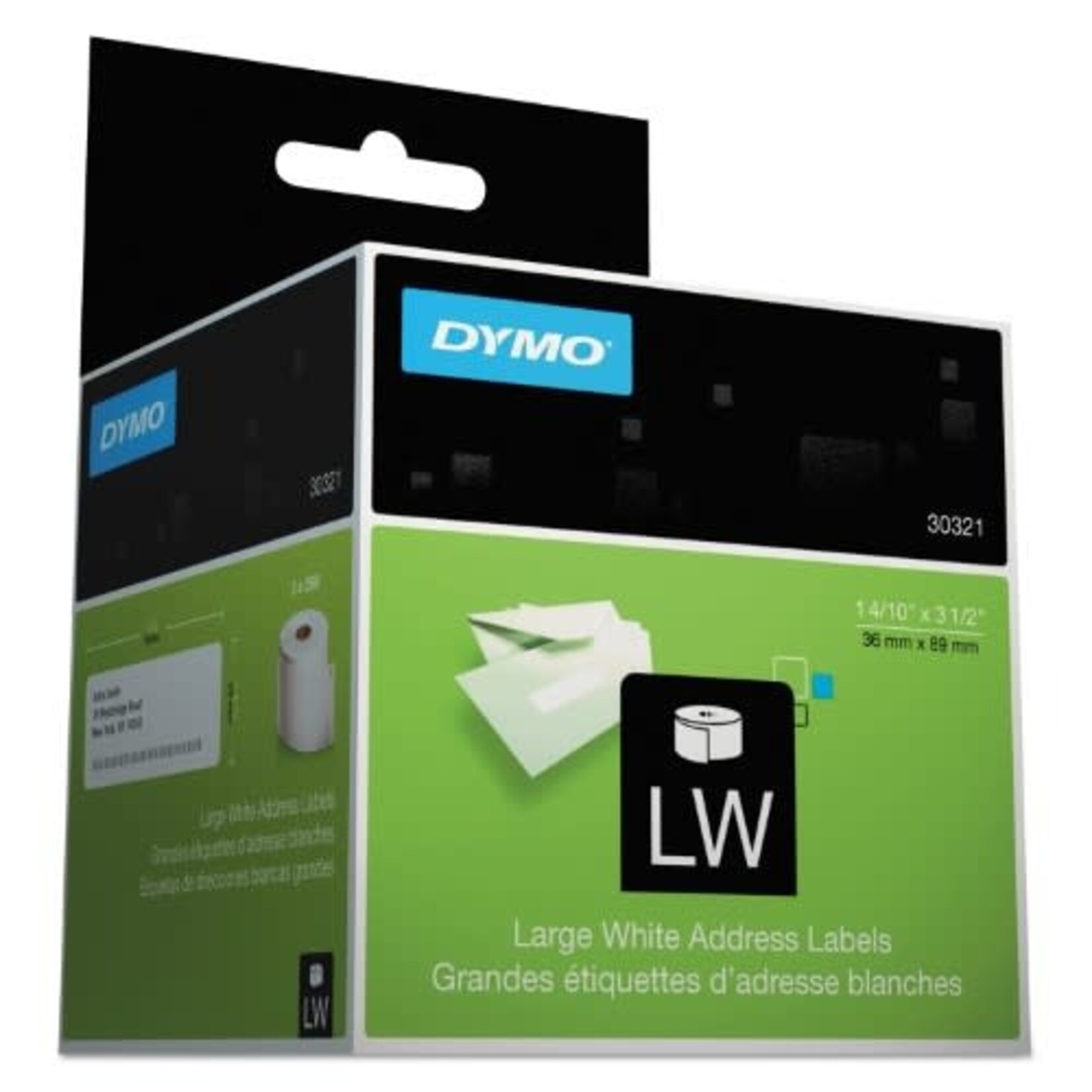 Dymo LABELS-DYMO LABELWRITER, ADDRESS 1-4/10 X3-1/2 520/PK