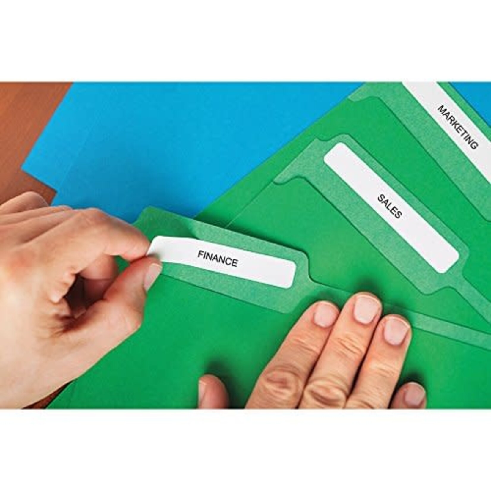 Dymo LABELS-DYMO LABELWRITER, FILE FOLDER 9/16X3-7/16, 260/PK