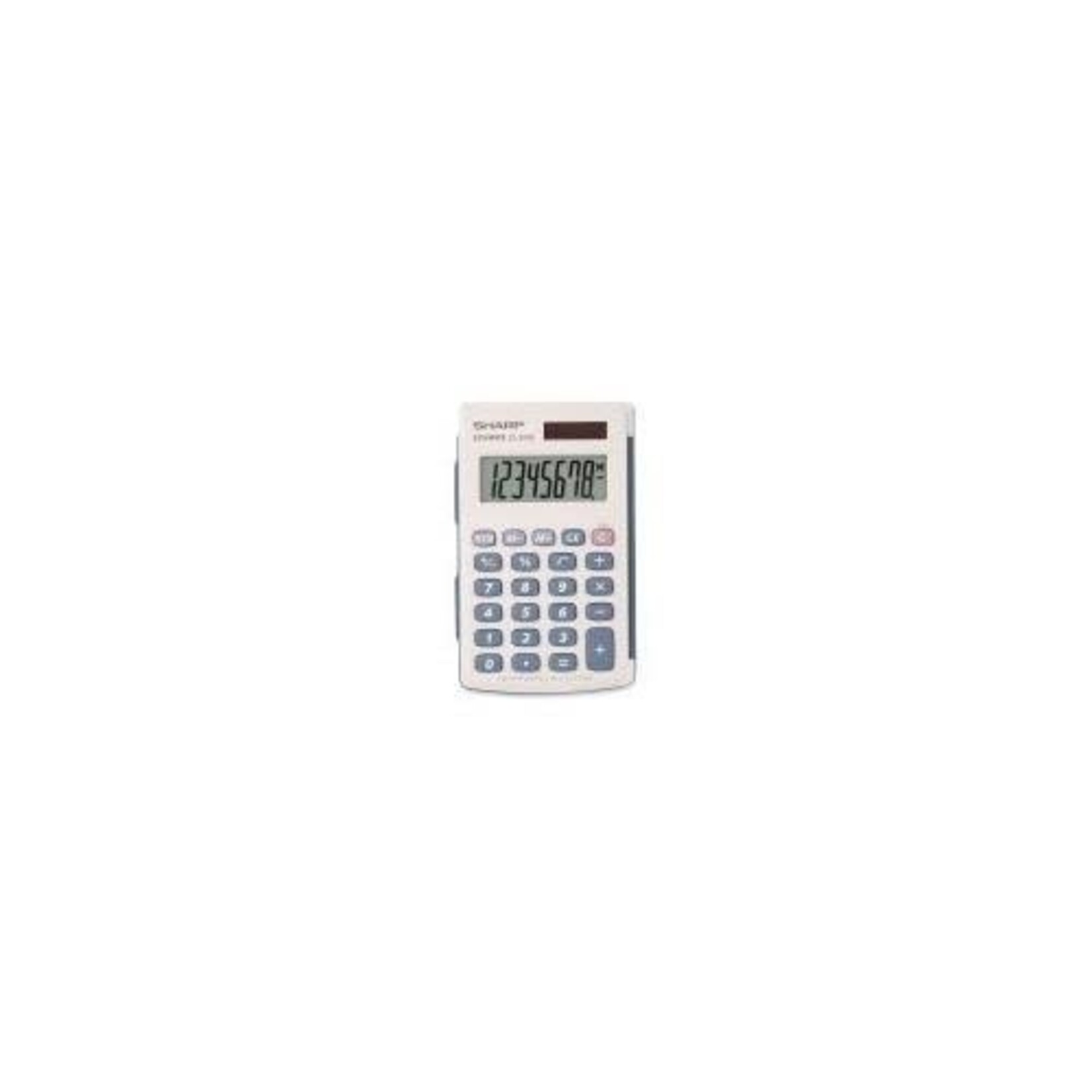 Sharp CALCULATOR-HANDHELD SOLAR/BATTERY 8 DIGIT, 3 KEY MEMORY