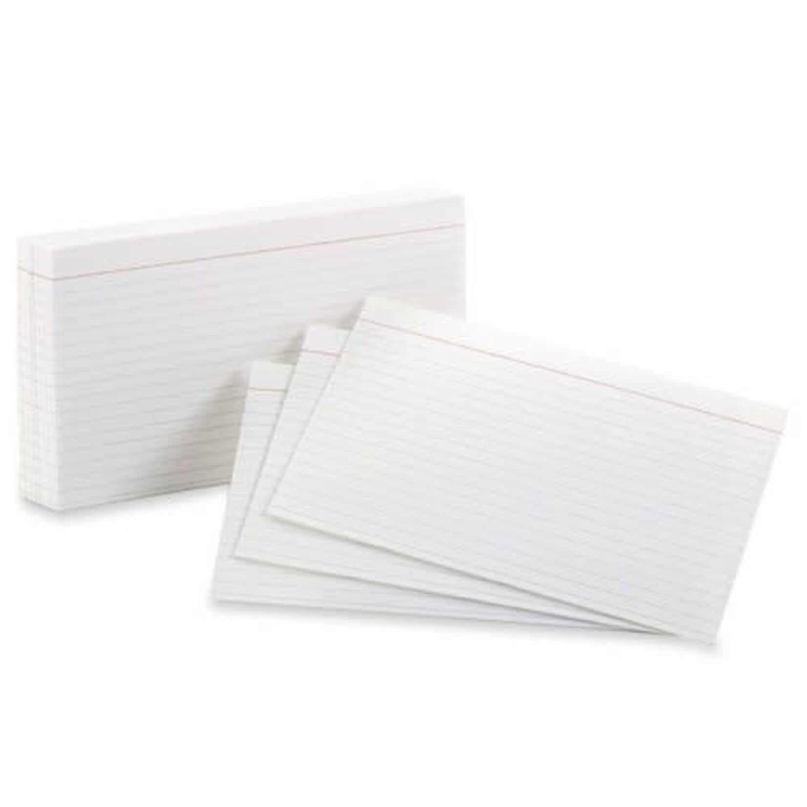 TOPS Products INDEX CARDS-5X8 RULED 1 SIDE, WHITE 100/PACK -51