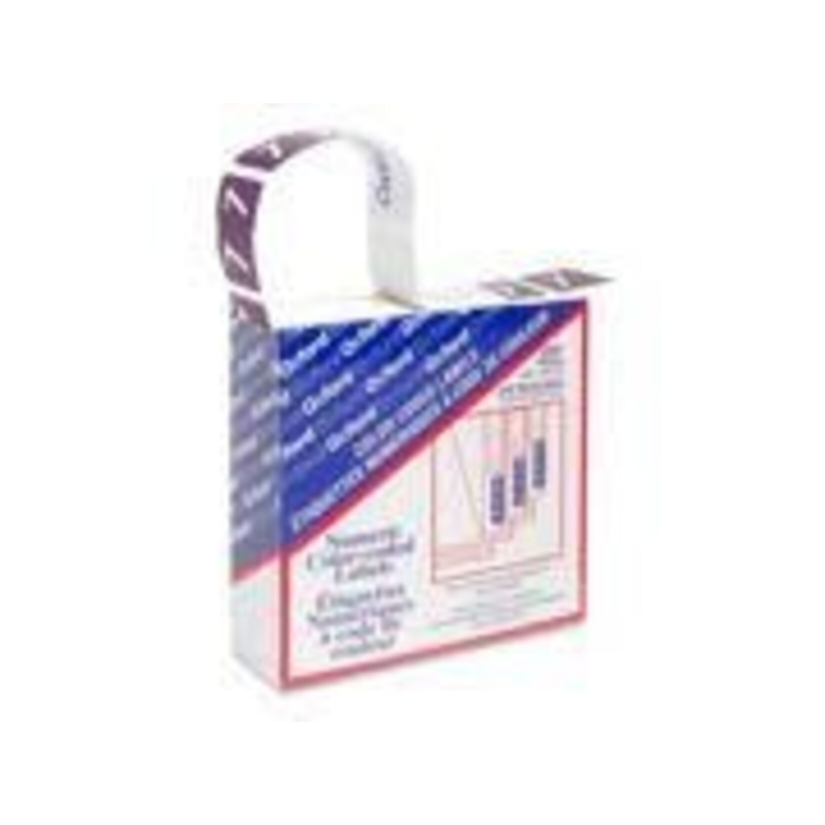 TOPS Products LABELS-NUMERIC COLOUR CODE, 7  PURPLE