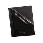 TOPS Products REPORT COVER-WITH FASTENERS LEATHERINE/CLEAR FRONT, BLACK