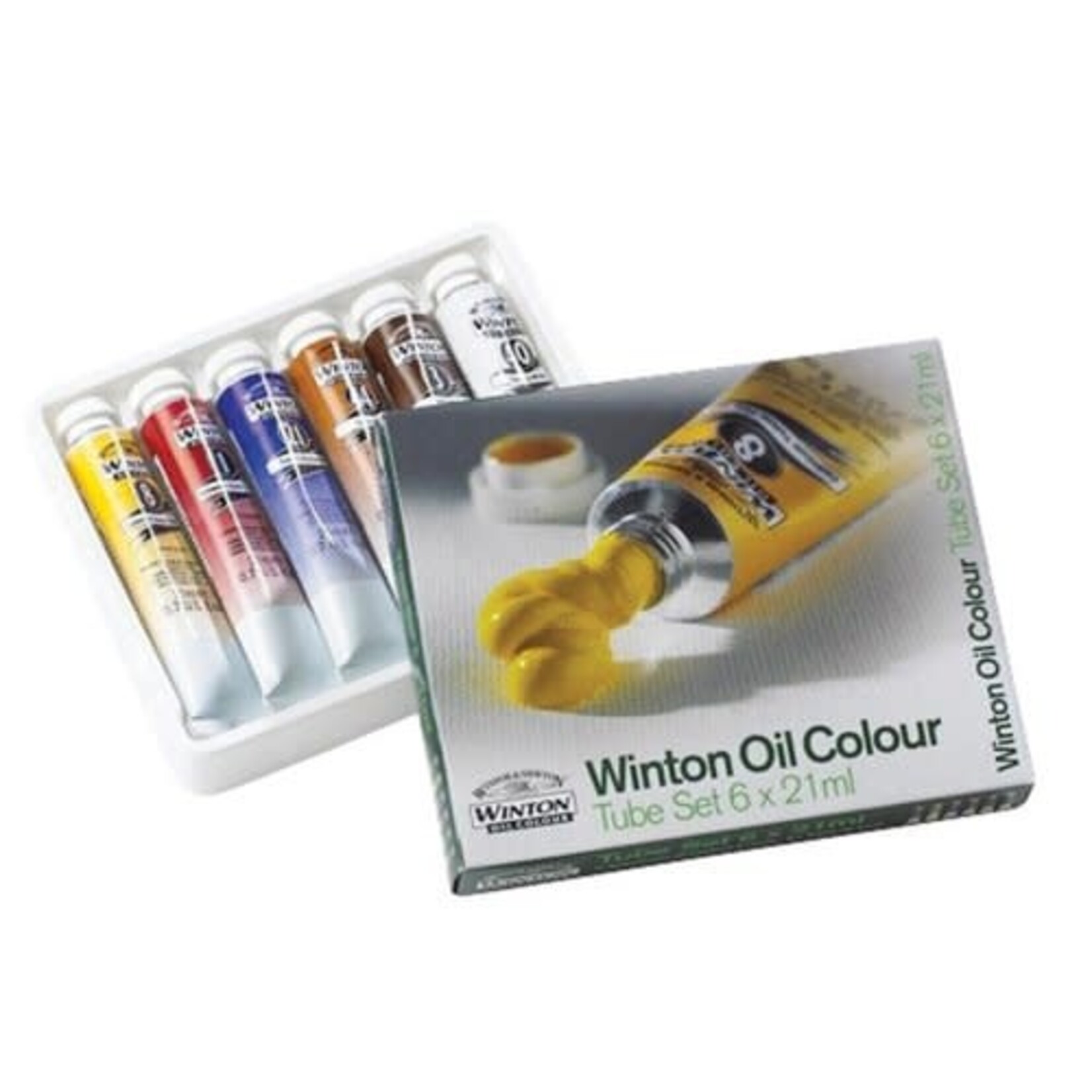 Colart PAINT SET-OIL, WINTON 6 X 21ML. TUBES
