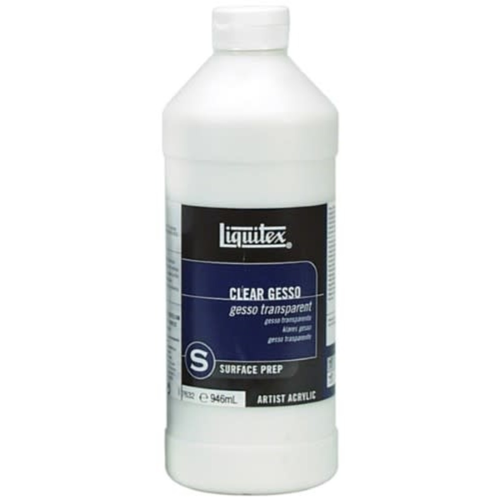 Liquitex GESSO-LIQUITEX CLEAR 946ML. SURFACE PREP