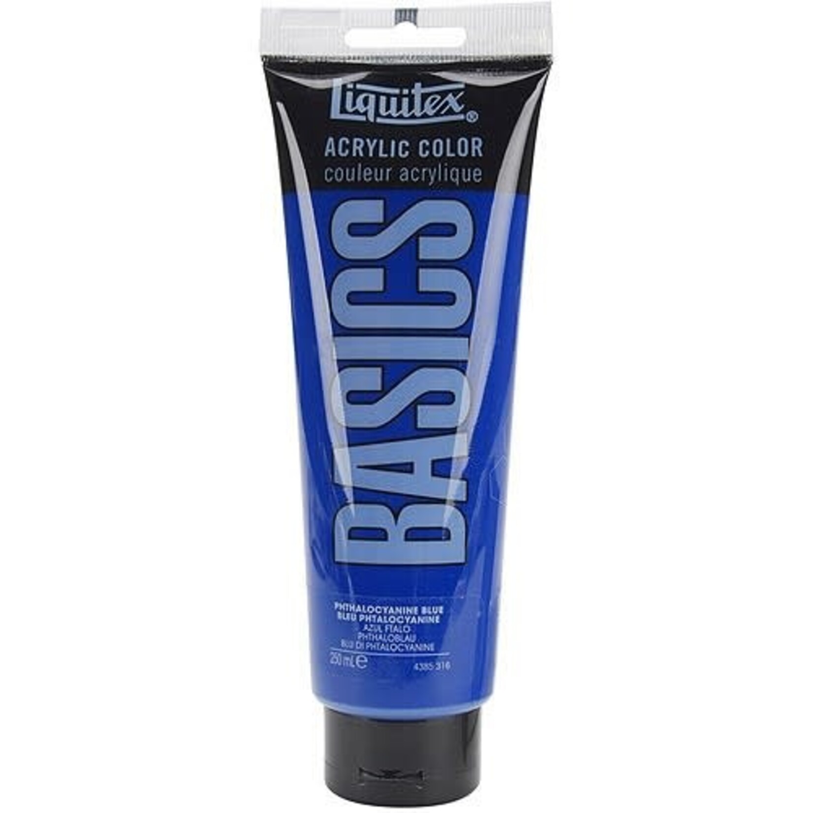 Liquitex PAINT-ACRYLIC LIQUITEX BASICS 250 ML PHTHALOCYANINE BLUE