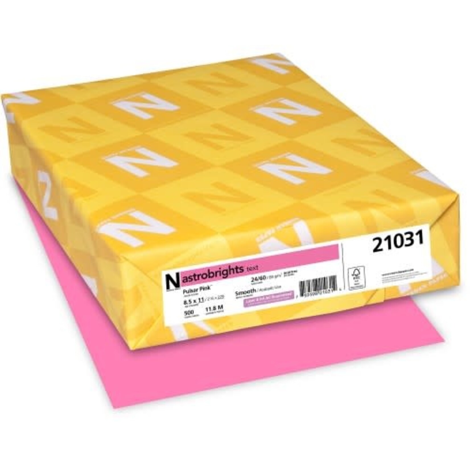 Spicers PAPER-ASTROBRIGHTS LETTER 24LB PULSAR PINK -21031