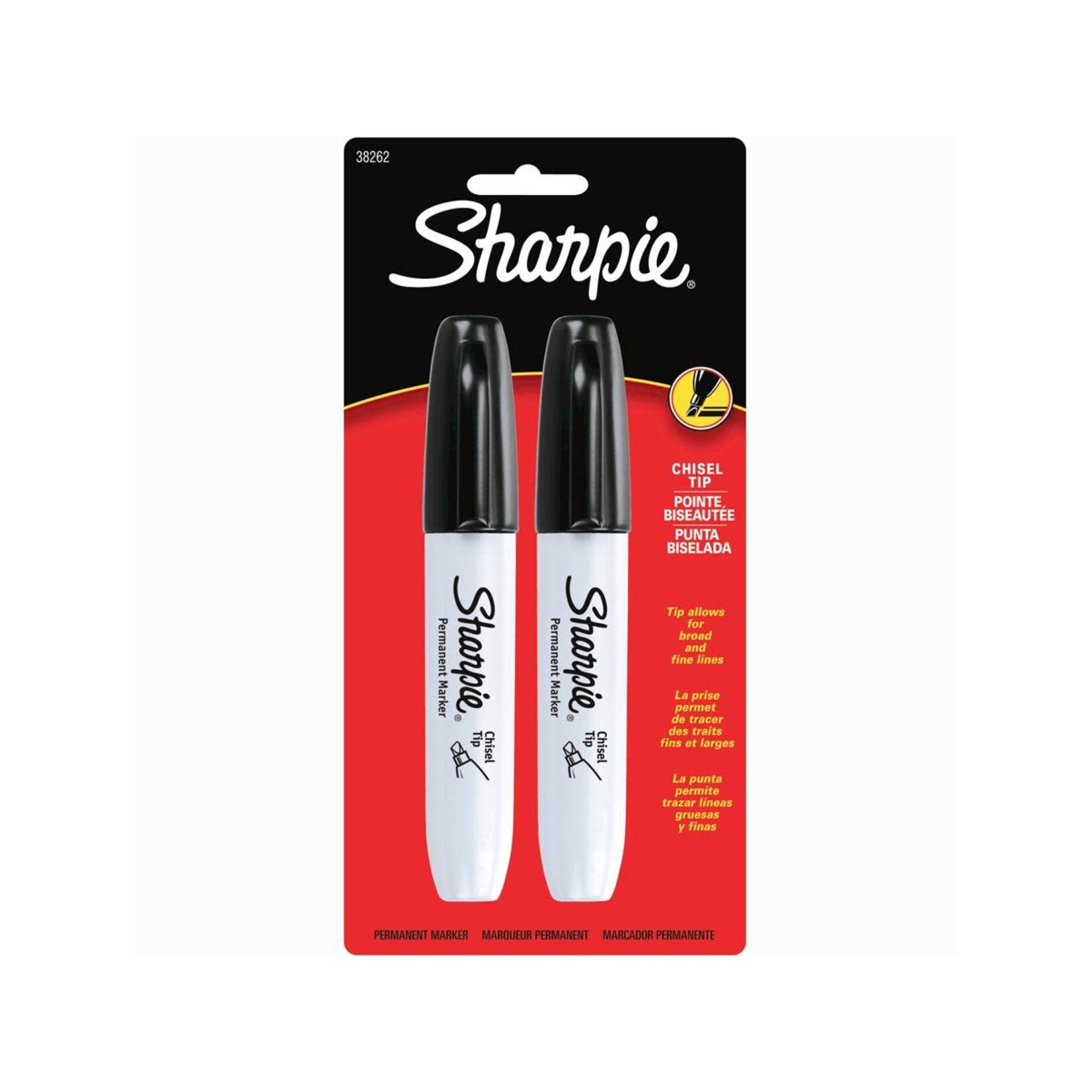 Sharpie Sharpie Chisel Tip Permanent Marker 2 PK