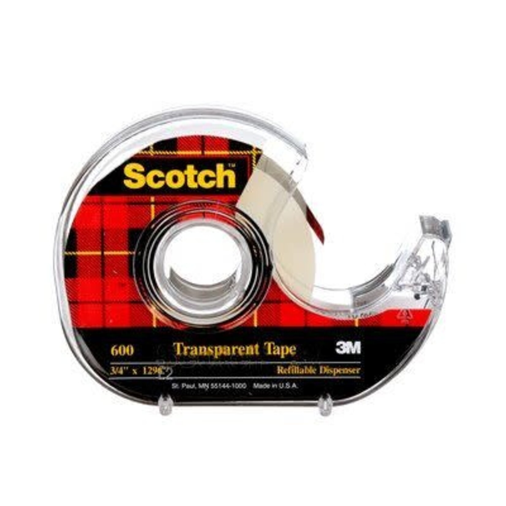 3M TAPE-TRANSPARENT SCOTCH 19MMX32.9M, PREMIUM PACK