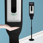 Benemax Benemax Total Protection Touchless Automatic Hand Sanitizer Dispenser & Stand with 1 X 1L Refill