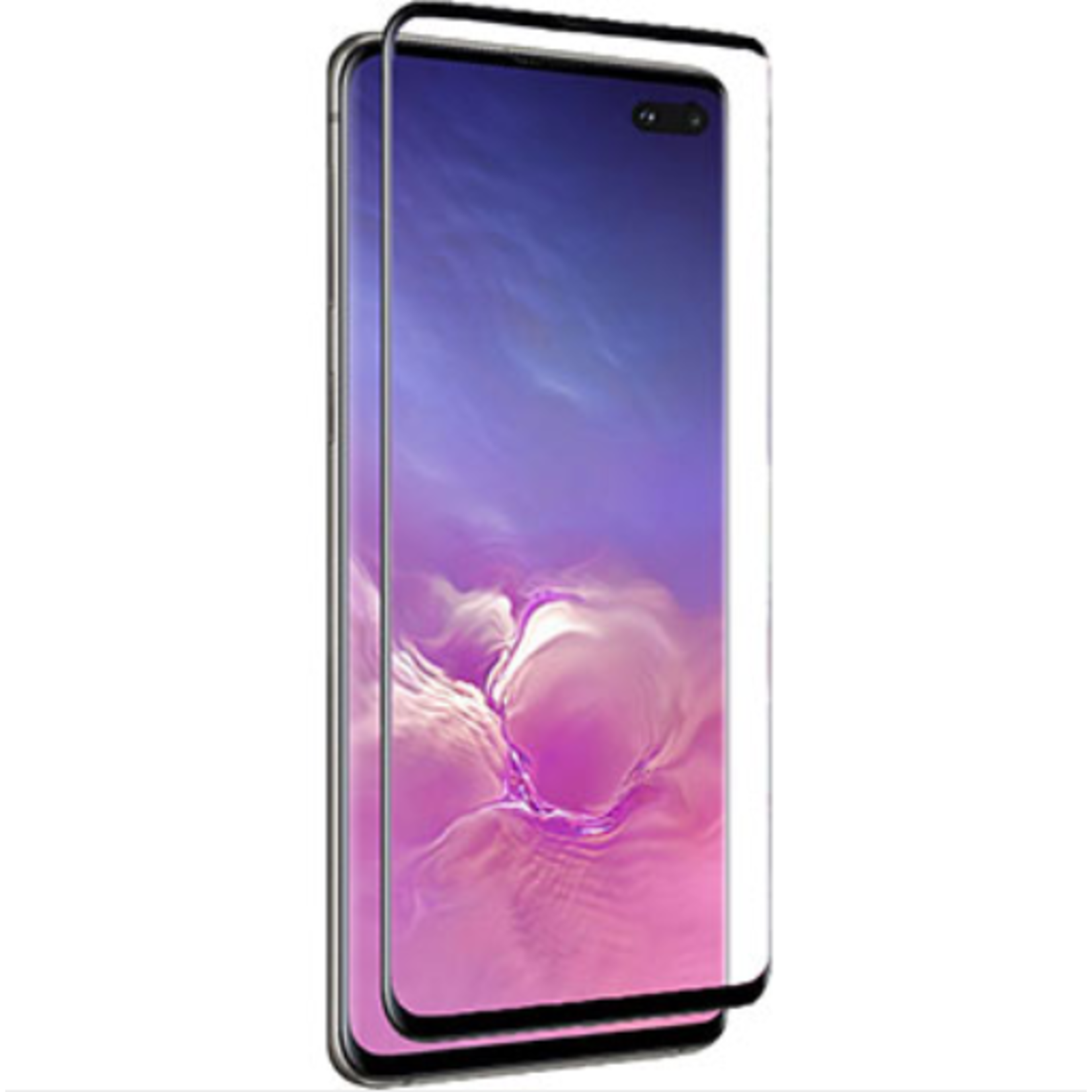 Znitro Nitro Galaxy S10+ Tempered Glass Curved Black Bezel SKU:48955
