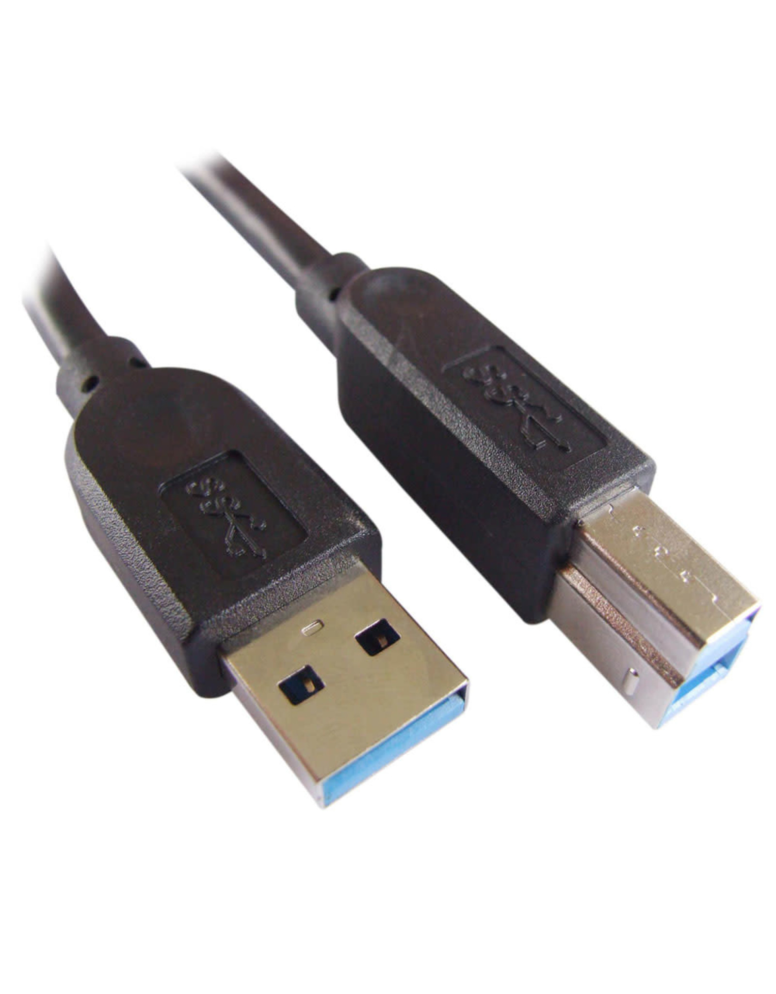 BlueDiamond BlueDiamond USB 3.0 AB Cable - MM, Black, 10ft