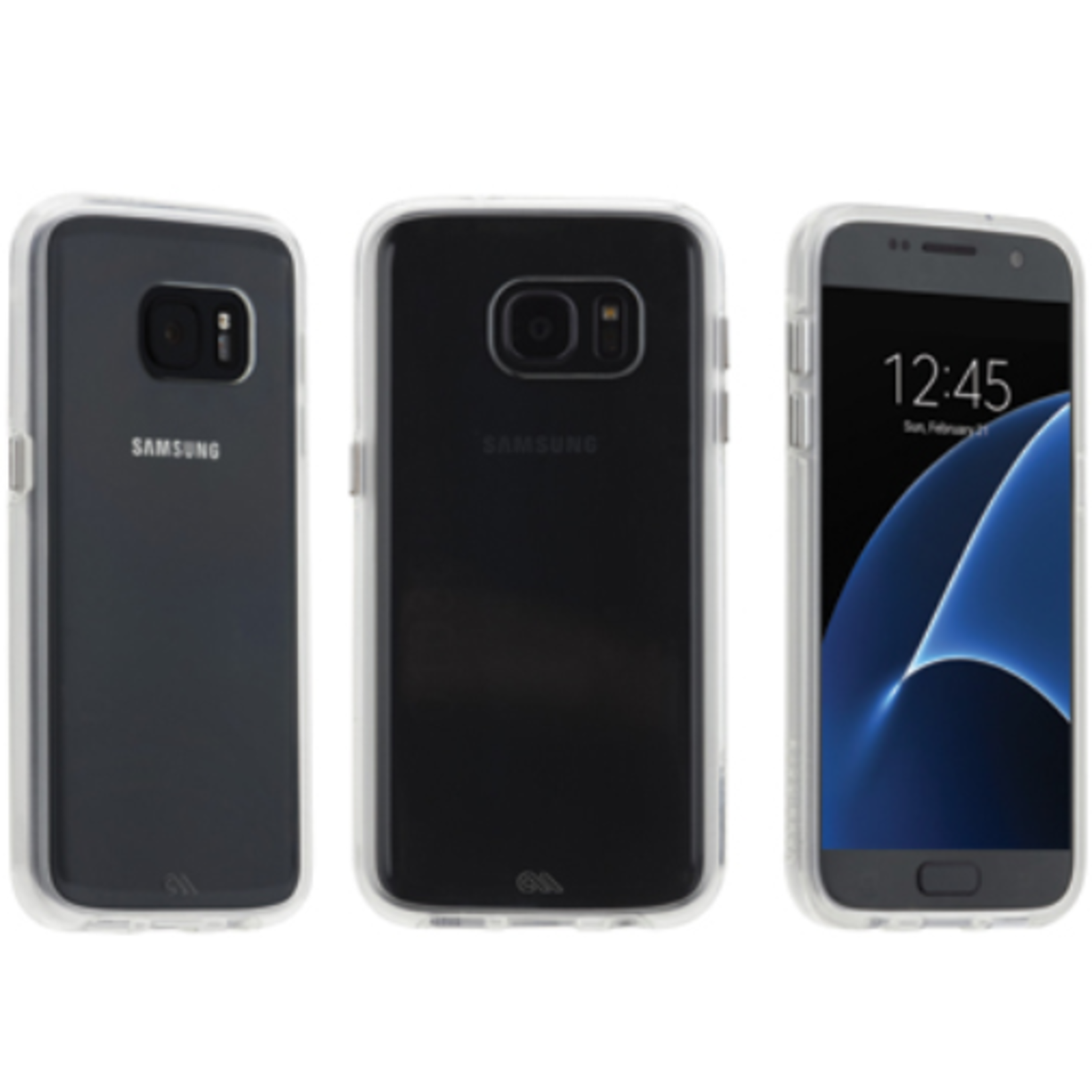 Case-mate Case-Mate Galaxy S7 Edge Clear w/Clear Bumper Naked SKU:44157