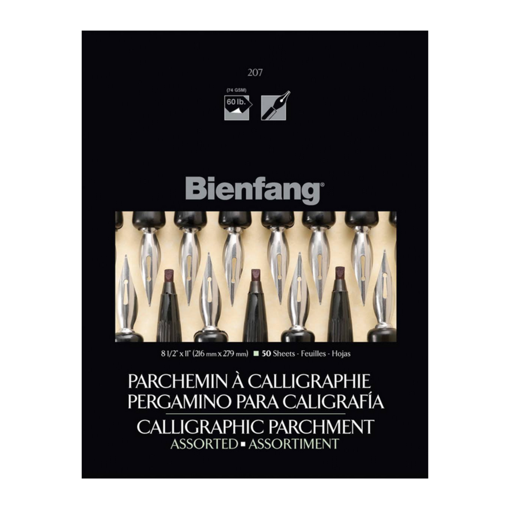 Bienfang CALLIGRAPHY PARCHMENT PAPER 8.5X11, BIENFANG #207, ASSORTED
