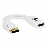 Xtech Xtech Adapter Display Port Male to HDMI Female White SKU:49437