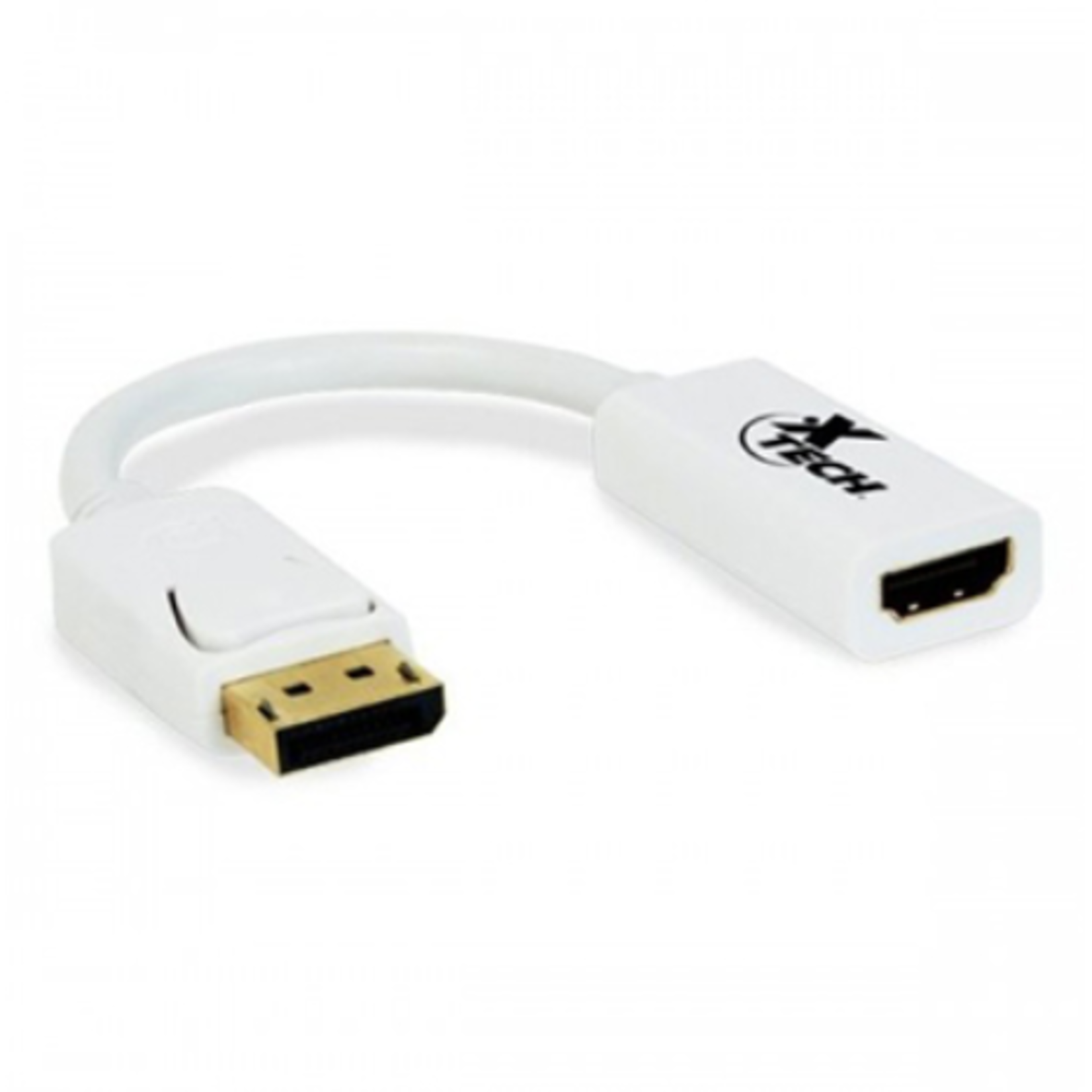 Xtech Xtech Adapter Display Port Male to HDMI Female White SKU:49437