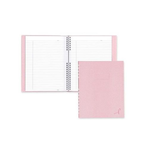 Blueline NOTEBOOK-NOTEPRO, 9.25X 7.25 PINK RIBBON, PINK