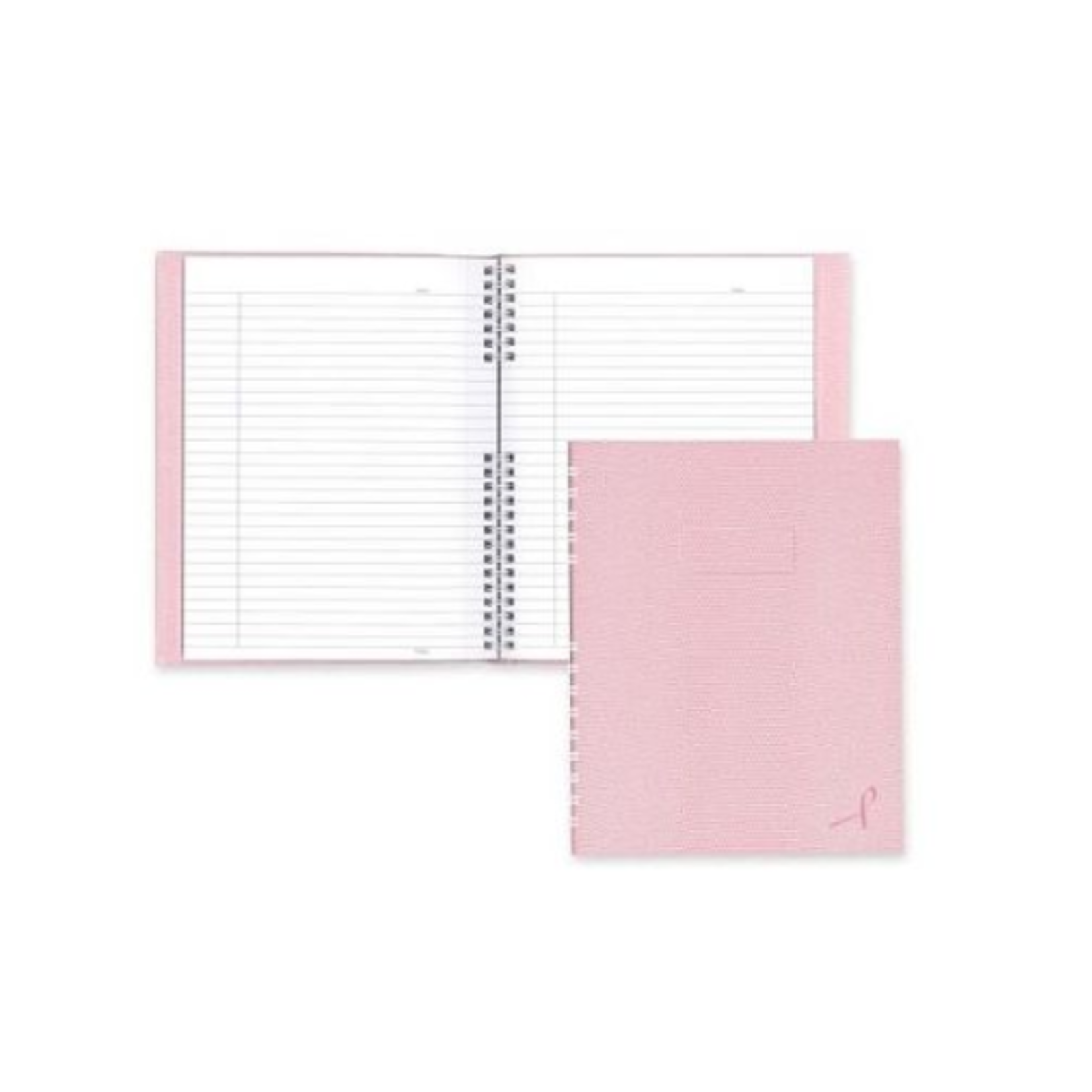 Blueline NOTEBOOK-NOTEPRO, 9.25X 7.25 PINK RIBBON, PINK