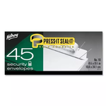 Hilroy ENVELOPE-PRESS-IT SEAL-IT #10 SECURITY, 45/BOX