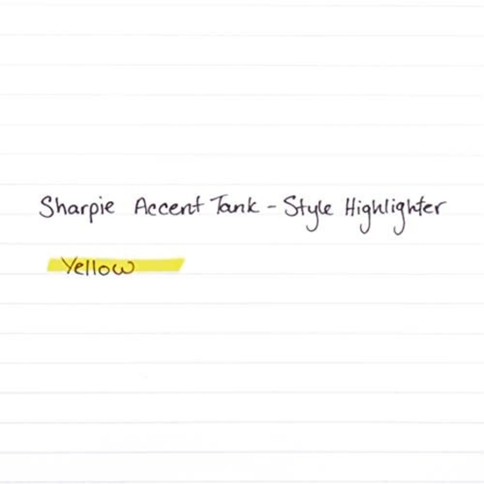 Sharpie HIGHLIGHTER-SHARPIE TANK, YELLOW
