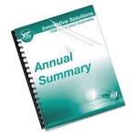 Fellowes BINDING COVER-CLEAR LETTER SQUARE CORNER 100/PACK