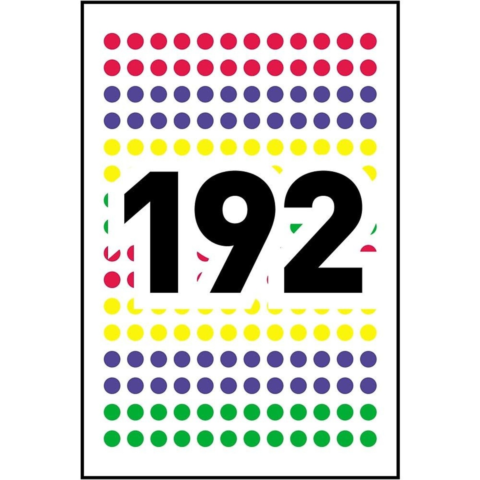 Avery LABELS-COLOUR CODE, 1/4'' DIAMETER, ASSORTED 768/PK 2339