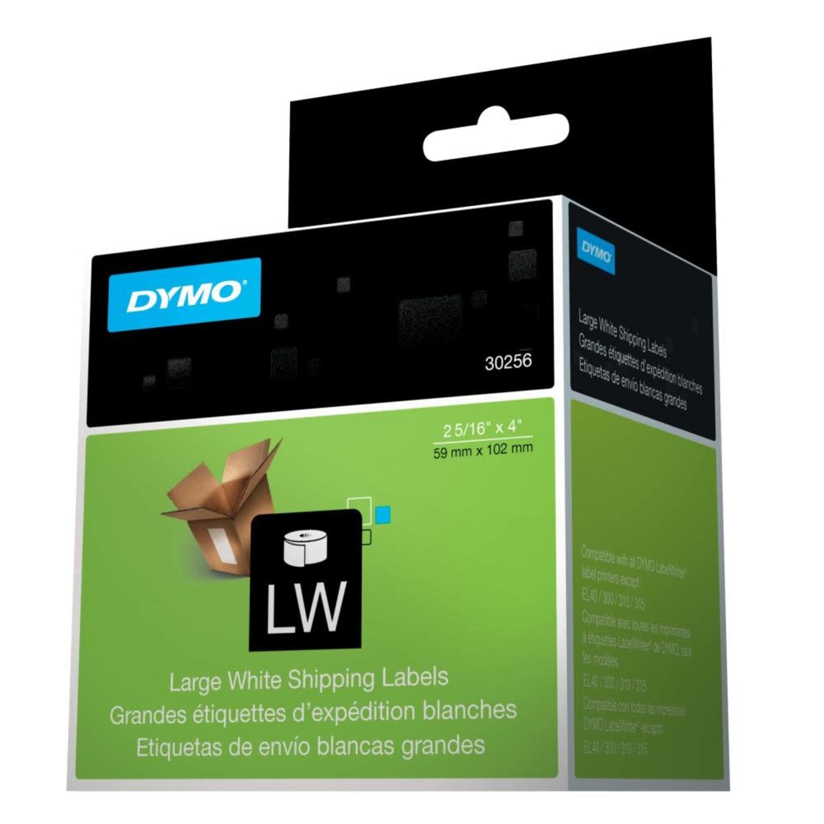 Dymo LABELS-DYMO LABELWRITER, SHIPPING 2-5/16X4, 300/PK