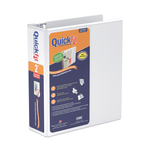 Davis Group BINDER-5-1/2X8-1/2 QUICKFIT HD JUNIOR 2'' ROUND, WHITE