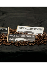 Bolt Action Coffee Bolt Action Coffee, All-Weather Logo Sticker Black