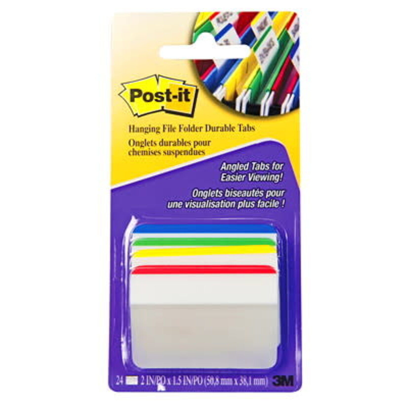 Post-it INDEX TABS-POST IT HANGING FOLDER 2X1.5''