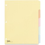 TOPS Products INDEX DIVIDERS-SUBJECT 5 TABS ASSORTED COLOURS