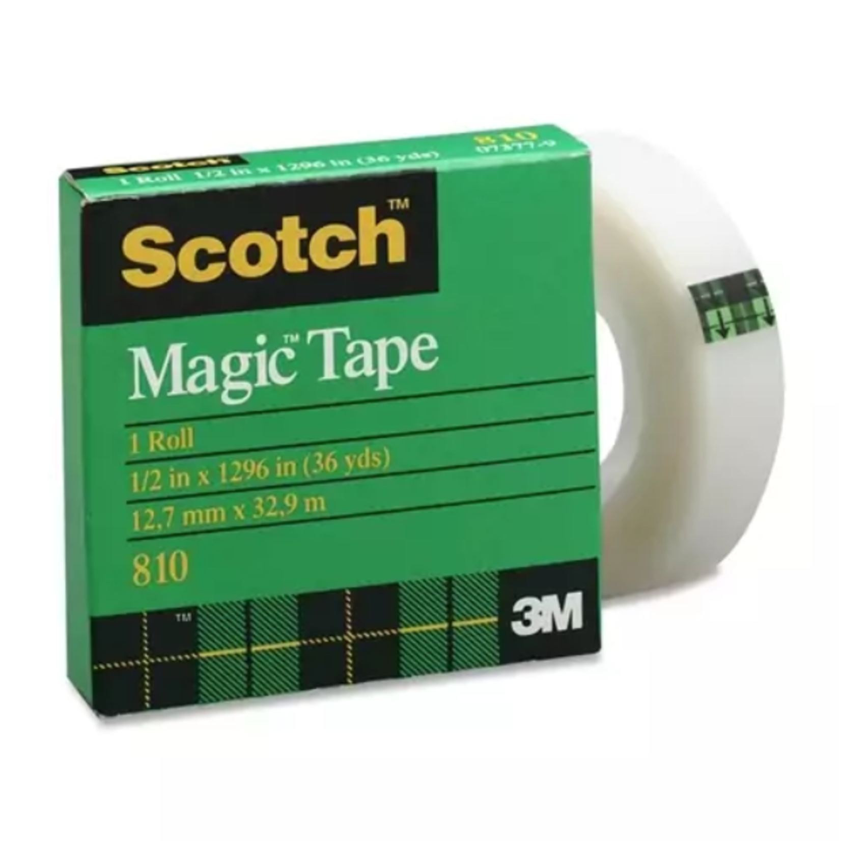 3M TAPE-TRANSPARENT MAGIC 12MMX33M BOXED