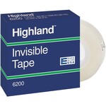 3M TAPE-HIGHLAND, INVISIBLE 12.7MMX32.9M BOXED
