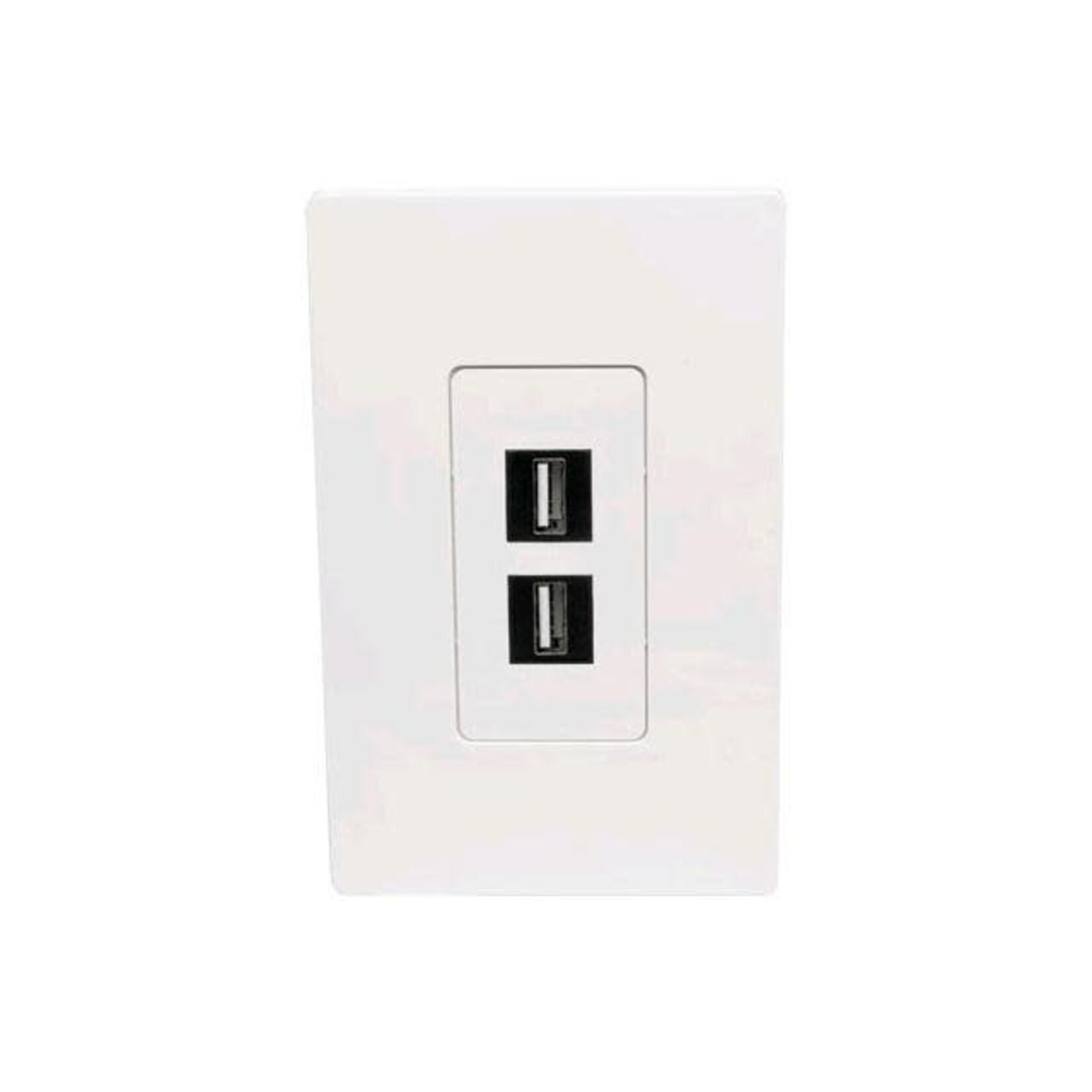 Tripp Lite Tripp Lite 2 Port Single-Gang Universal Keystone Wall Plate, White