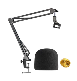 Blue Yeti Mic Boom Arm with Pop Filter Cover