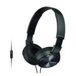 Sony Sony MDR-ZX310 Folding Headphones with Mic - Black