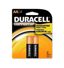 Duracell Duracell AA Coppertop Alkaline Batteries 2 Pack