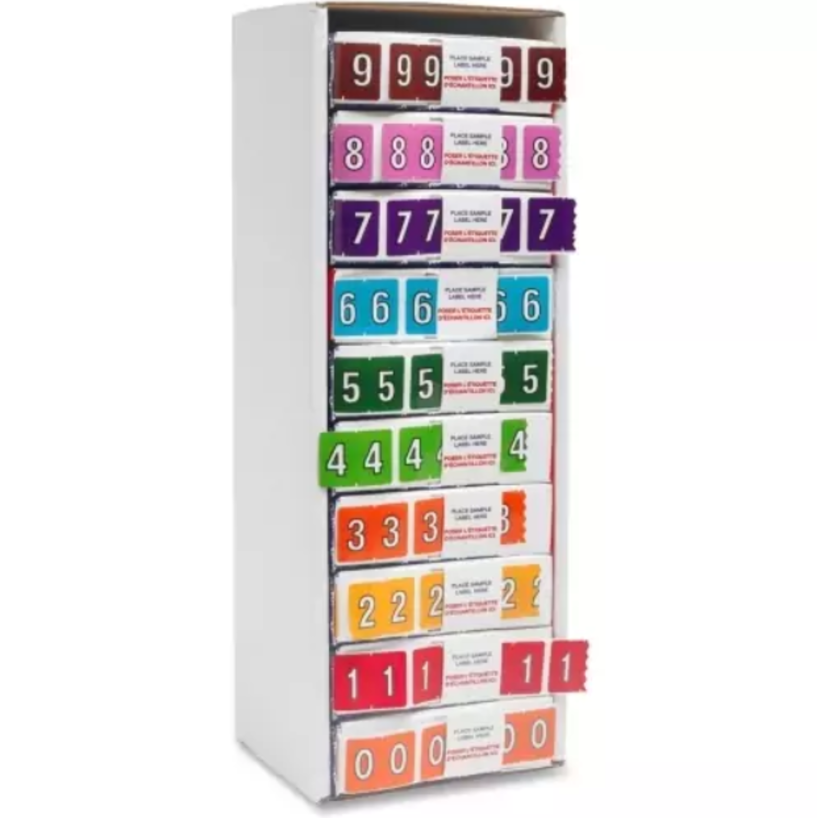 TOPS Products LABELS-NUMERIC COLOUR CODE, STARTER KIT