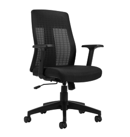 Offices to Go Chair - Offices to Go - Flint - Mesh Back Synchro-Tilter - Black