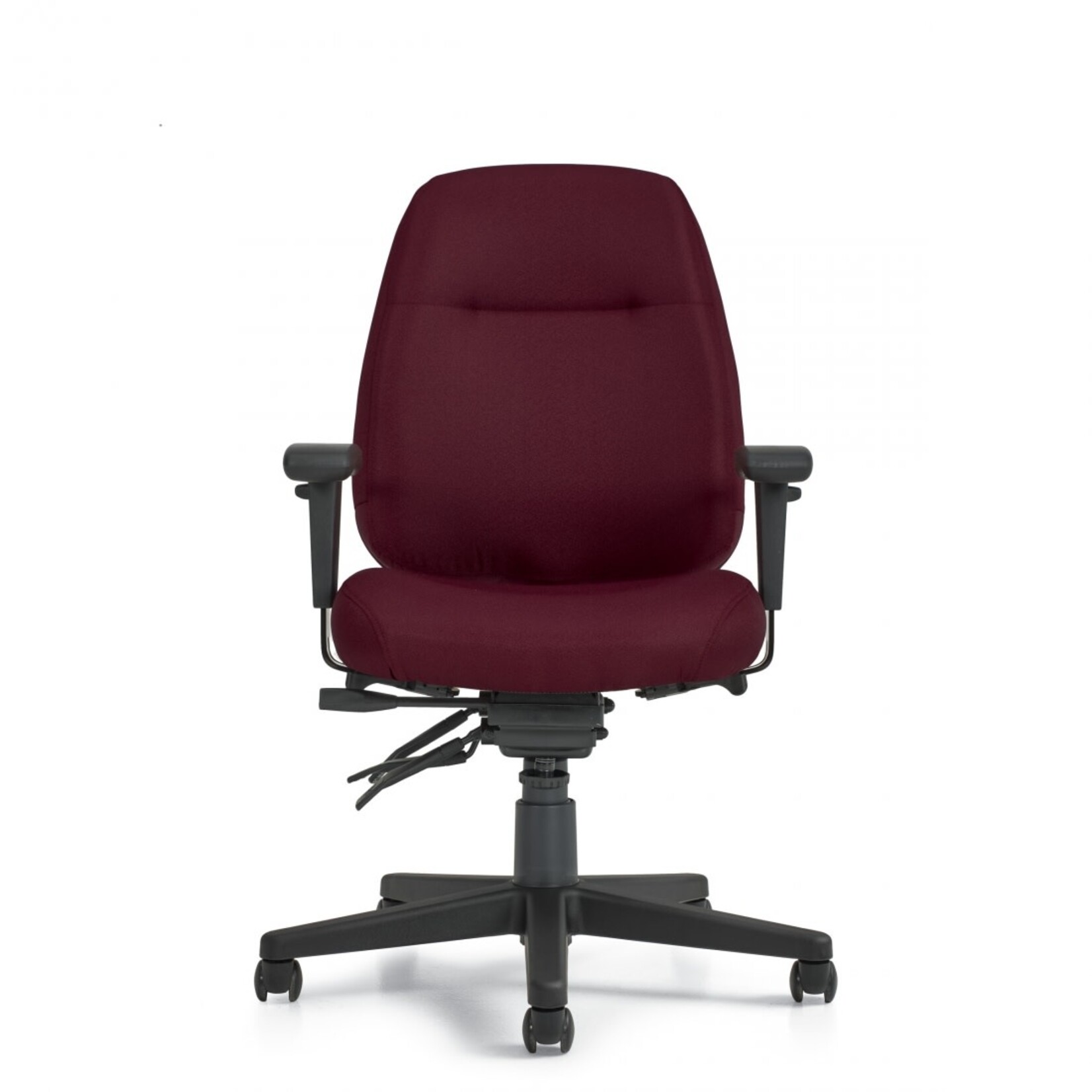 Offices to Go Chair - Offices To Go - Full Time - Mid-Back, Multi Tilter, Black