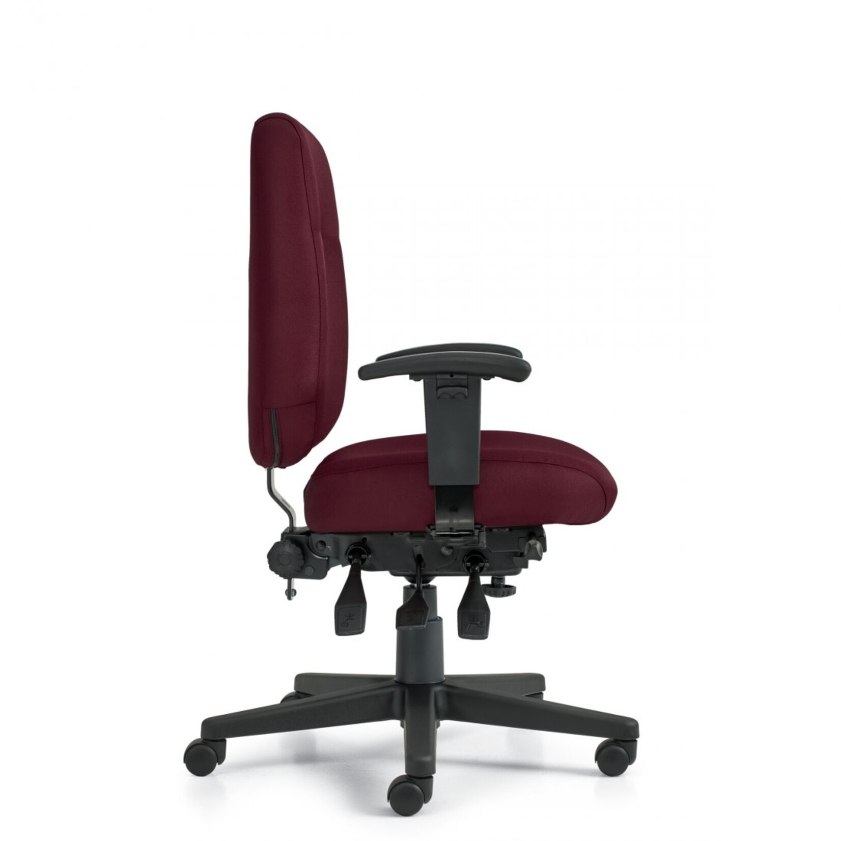 Offices to Go Chair - Offices To Go - Full Time - Mid-Back, Multi Tilter, Black