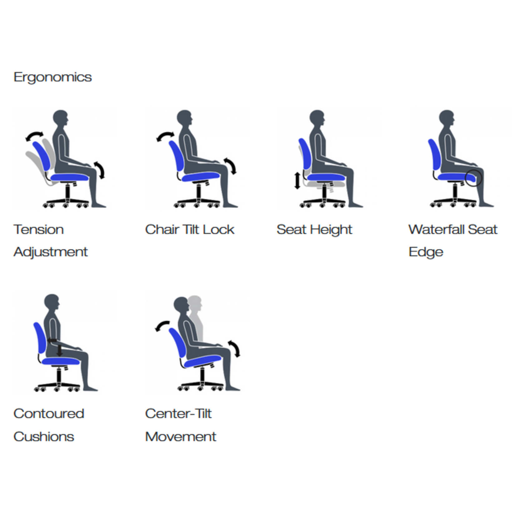 Offices to Go Chair - Offices to Go - Geo - Low Mesh Back Tilter - Black