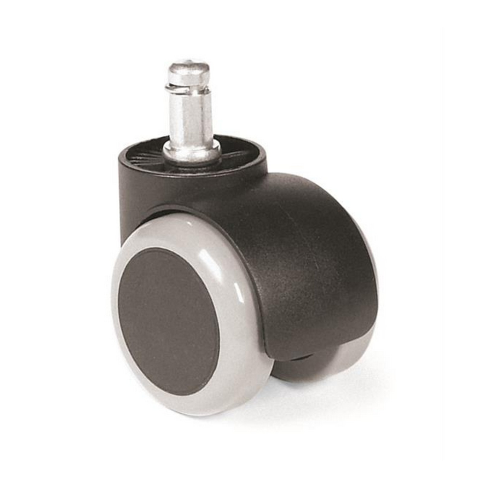 Global Express CASTER-HARD FLOOR, 2'' INTEGRATED, BLACK 5/SET