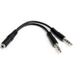 Startech Cable - Startech 3.5mm Headset Splitter